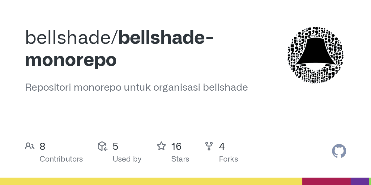 Gambar open graph github dari repositor https://github.com/bellshade/bellshade-monorepo